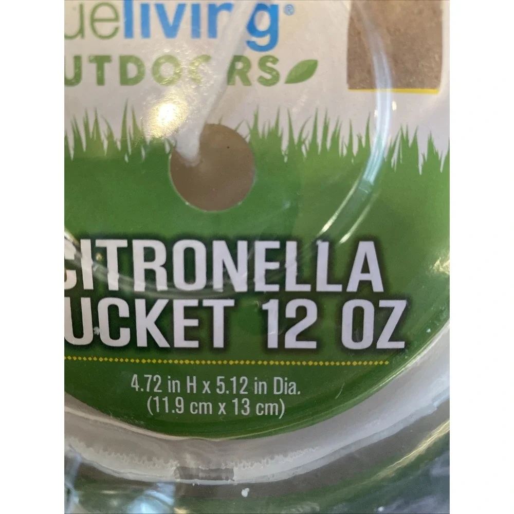 Trueliving Outdoors Citronella Bucket 12oz Candle‎